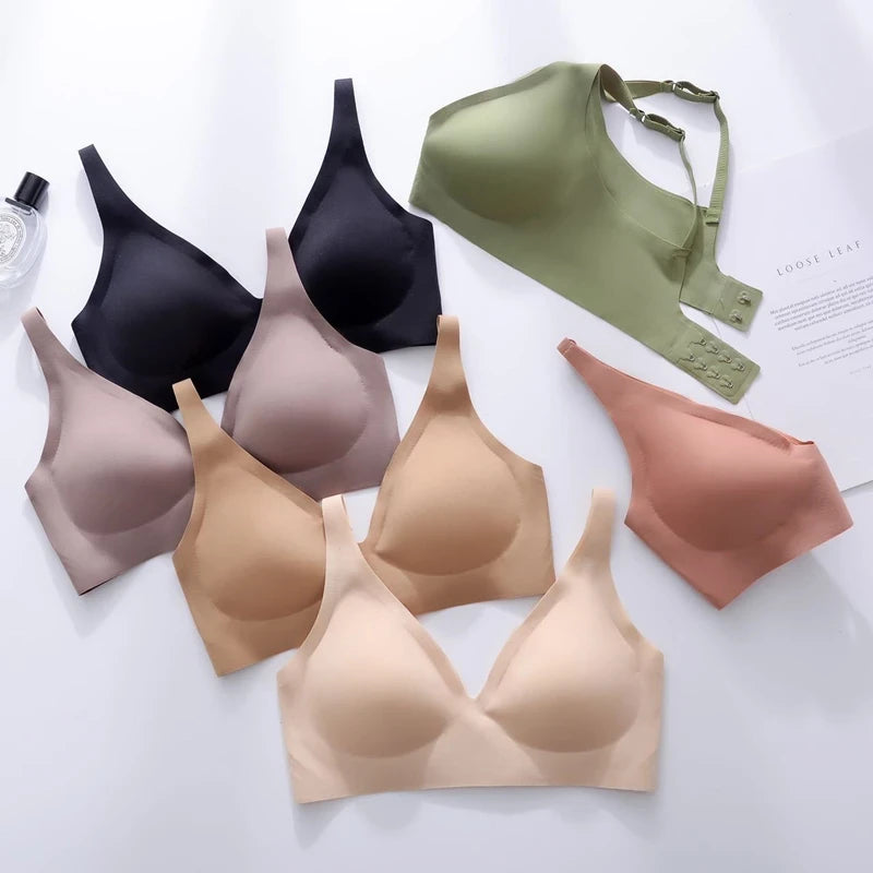 Seamless Wireless Push-Up Bra