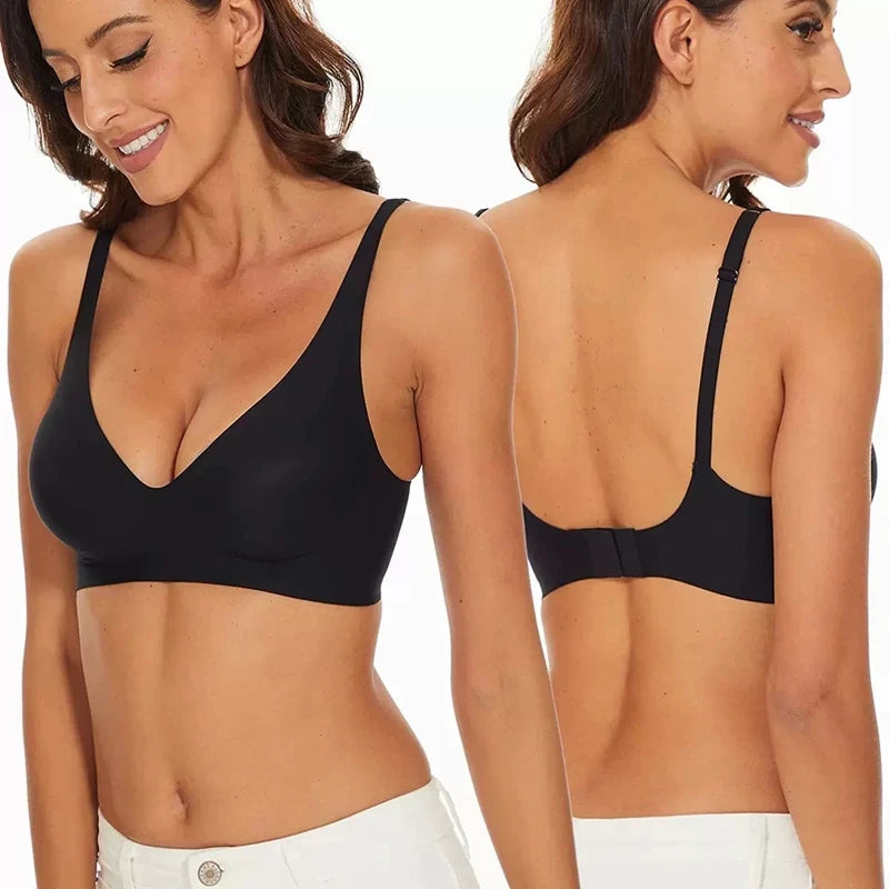 Seamless Wireless Push-Up Bra