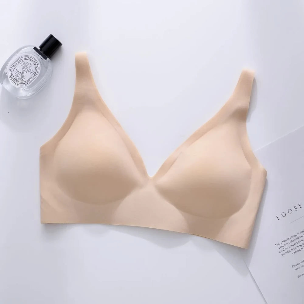 Seamless Wireless Push-Up Bra