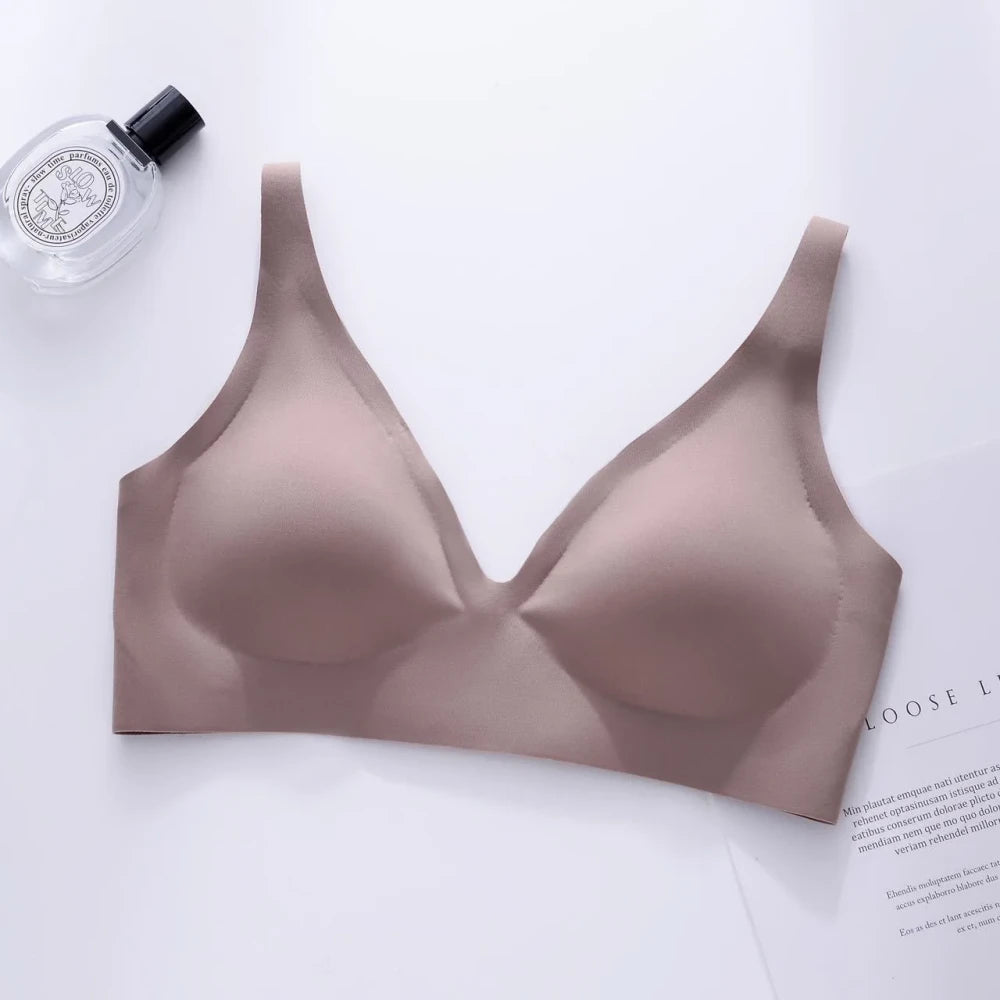 Seamless Wireless Push-Up Bra