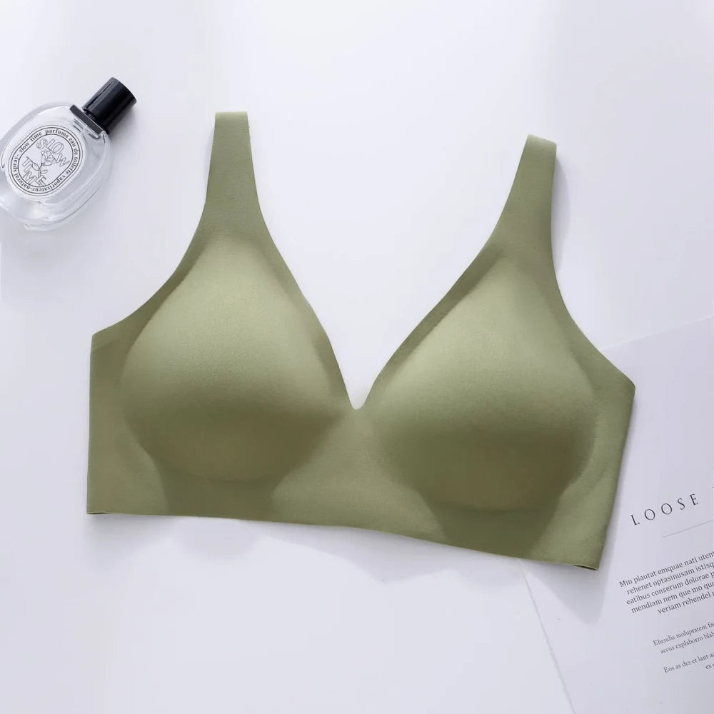 Seamless Wireless Push-Up Bra