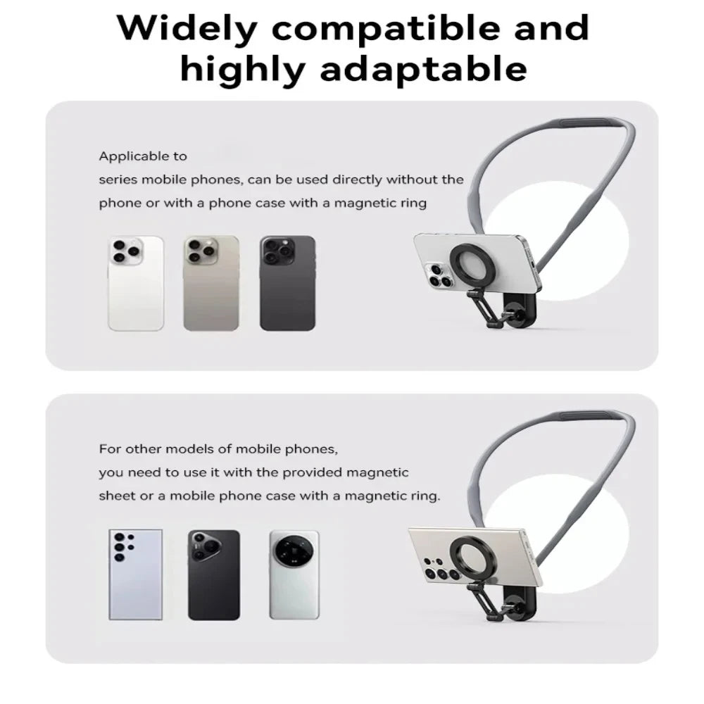 Magnetic Neck Phone Holder